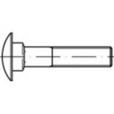 TOOLCRAFT  111553 Platbolschroef M8 65 mm Vierkant DIN 603   Staal Galvanisch verzinkt 200 stuk(s)