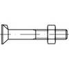 TOOLCRAFT 111622 Verzonken schroeven met neus M6 20 mm Buitenzeskant DIN 604 Staal 500 stuk(s)