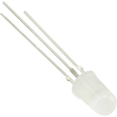 Vishay TLUV5300 Bedrade LED Rood, Groen Rond 5 mm 2.5 mcd, 2.5 mcd 60 ° 30 mA 2 V, 2.4 V-0