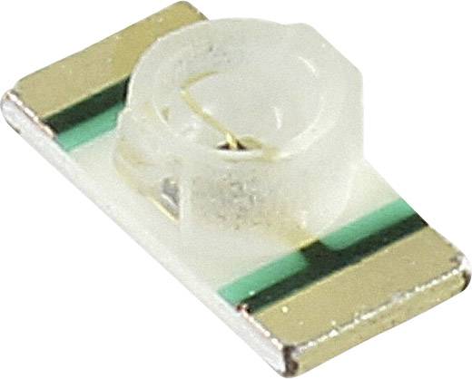 'SMD LED-component op printplaat, close-up.'