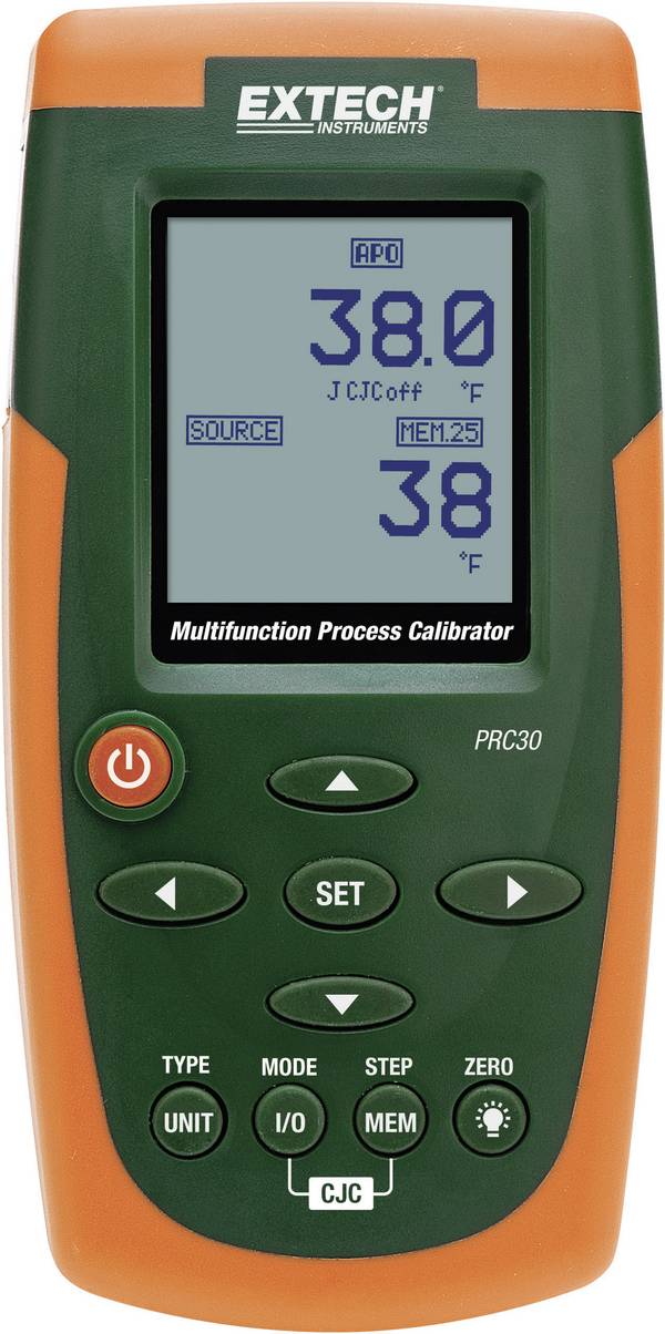 Extech PRC30 Kalibrator  Spanning, Stroomsterkte, Temperatuur