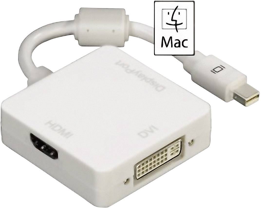 Hama 53245 DisplayPort / DVI / HDMI Adapter [1x Mini-DisplayPort stekker - 1x HDMI-bus, DVI-bus 24+5-polig, DisplayPort -2