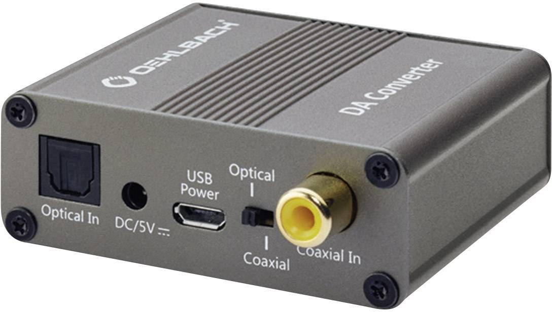 Oehlbach Audio Converter DA Converter [Toslink, Digitale cinch - Cinch]-1