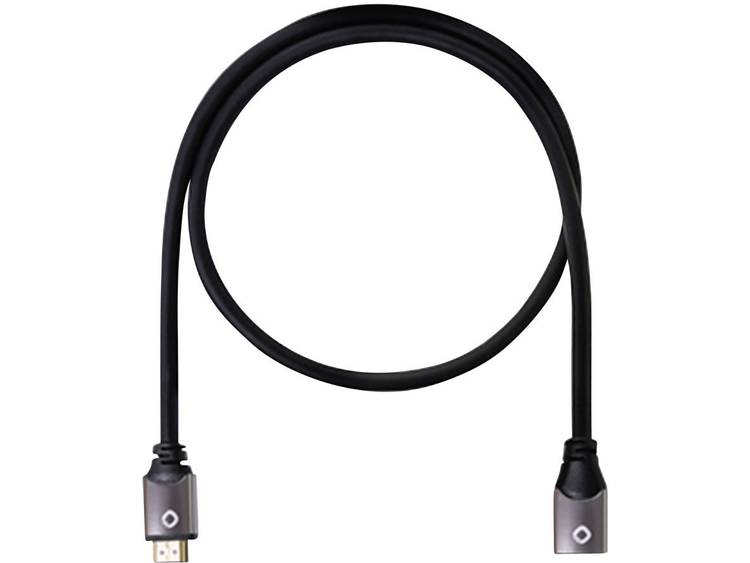 Oehlbach HDMI Verlengkabel [1x HDMI-stekker <=> 1x HDMI-bus] 2.20 m Zwart