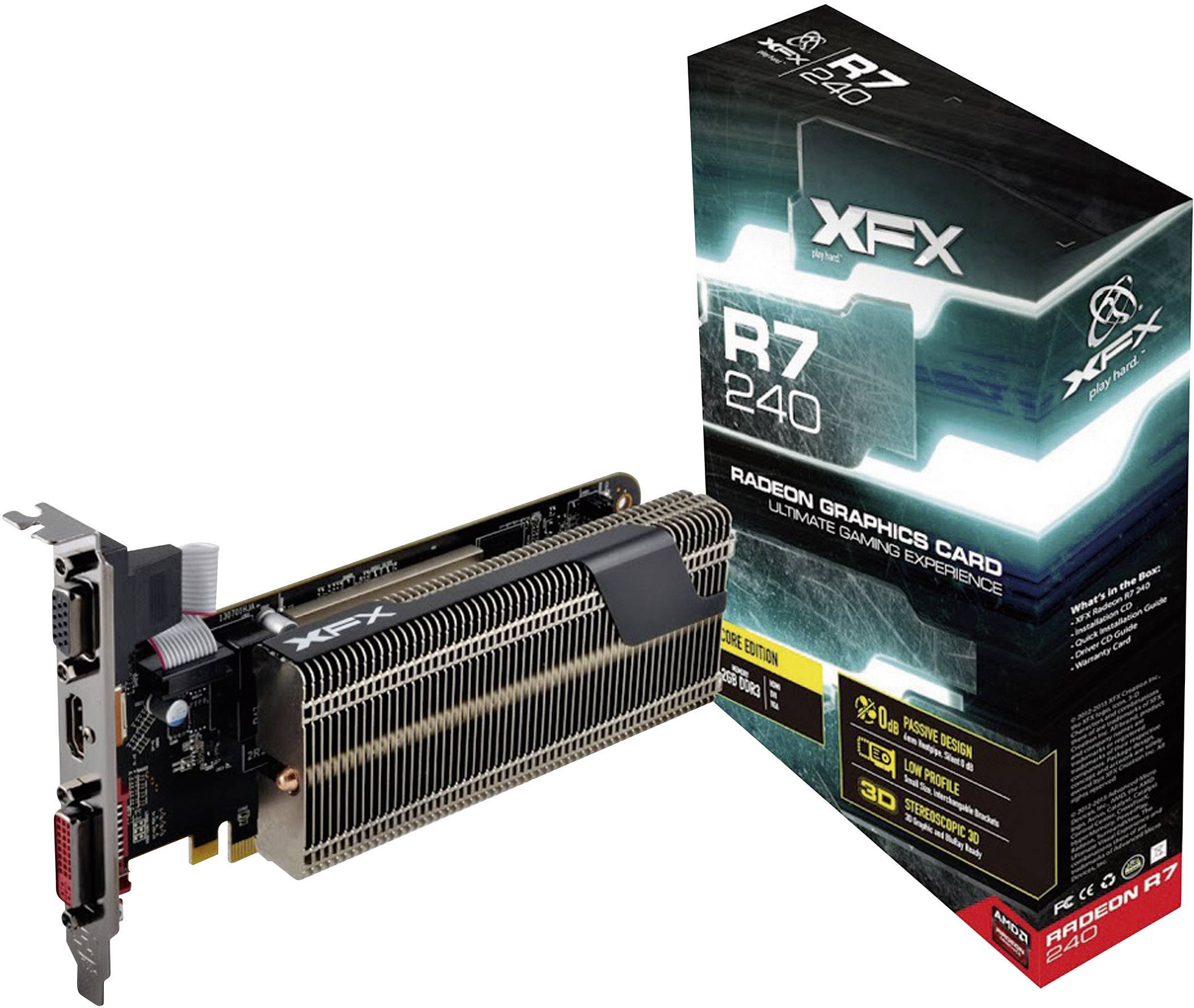 Videokaart XFX AMD Radeon R7 240 2 GB DDR3-RAM PCIe x16 ...