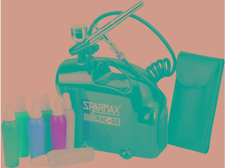 Sparmax Airbrush-set met compressor
