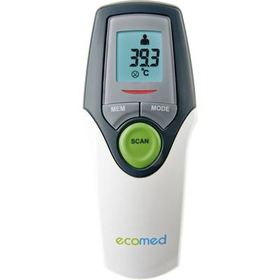 Ecomed TM 65-E Infrarood koortsthermometer Met koortsalarm