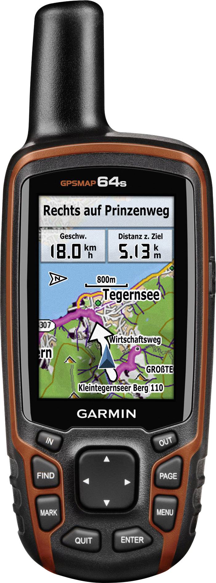 Outdoor navigatie Fietsen, Geocaching, Wandelen Garmin GPSMAP 64S Wereld  Bluetooth, GLONASS, GPS, Spatwaterdicht kopen
