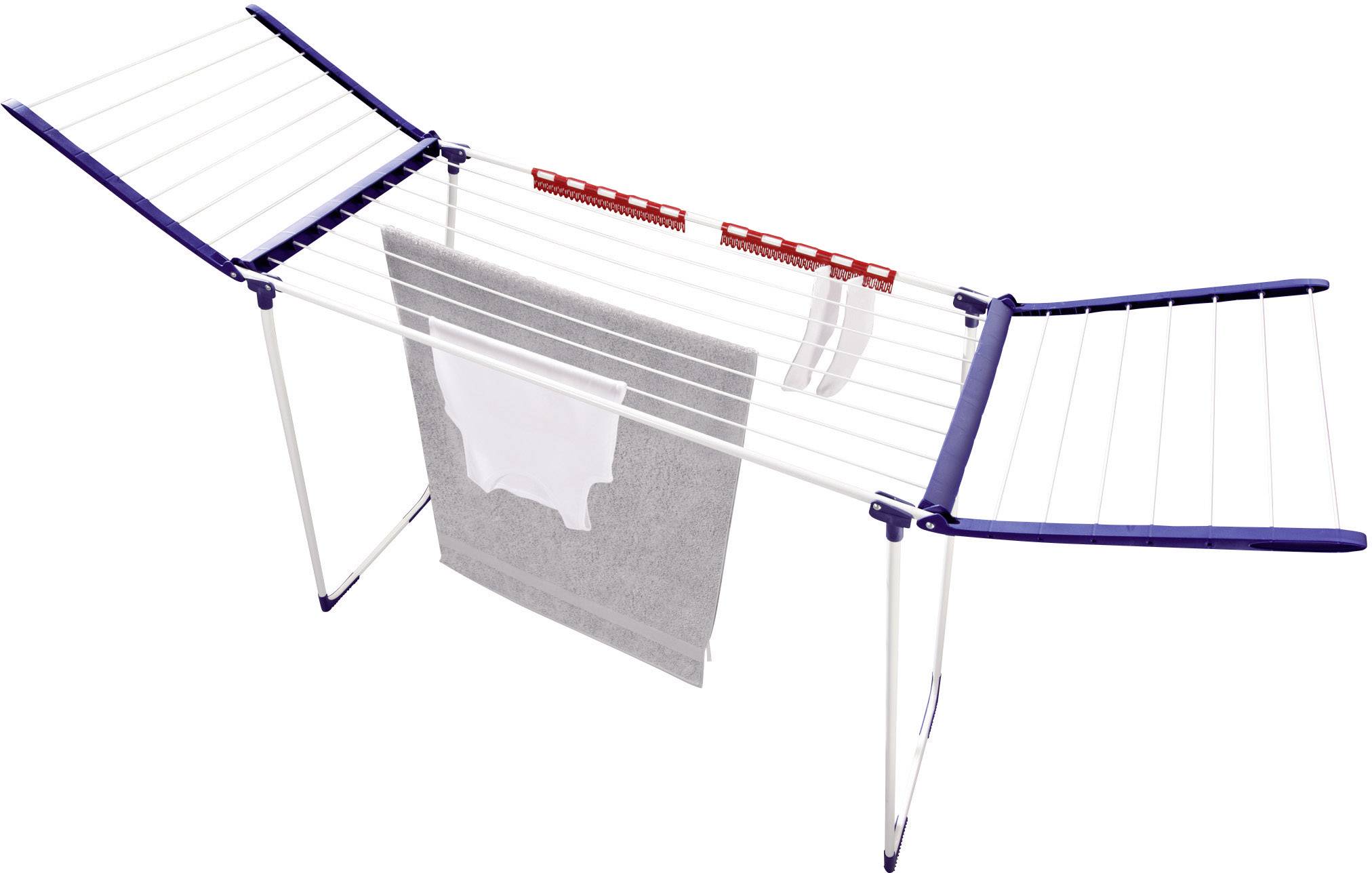 Leifheit 81650 Vloerstaand Droogrek Blauw/Wit-3