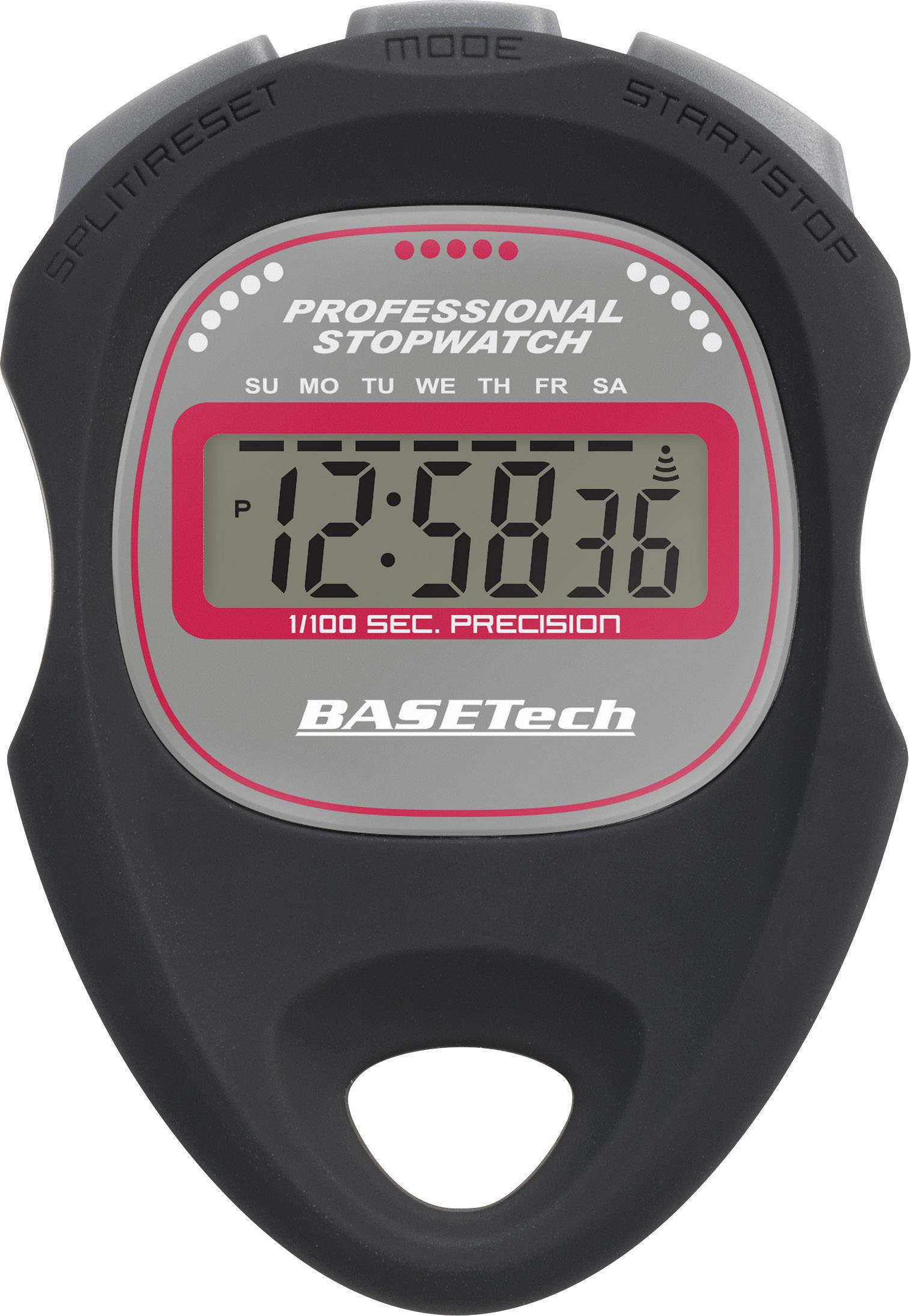 Basetech WT034 Digitale stopwatch Zwart Conrad.nl
