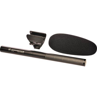 Sennheiser MKE 600  Cameramicrofoon Zendmethode:Kabelgebonden Incl. windkap, Flitsschoenmontage