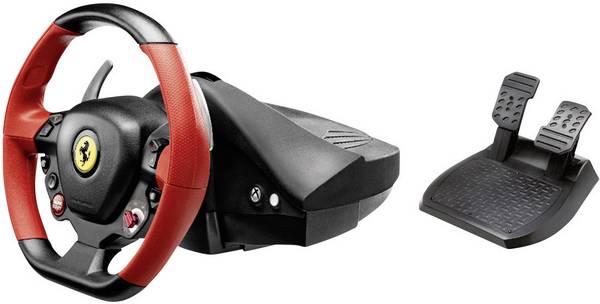 Thrustmaster Ferrari 458 Spider Stuurwiel  Xbox One Zwart Incl. pedaal