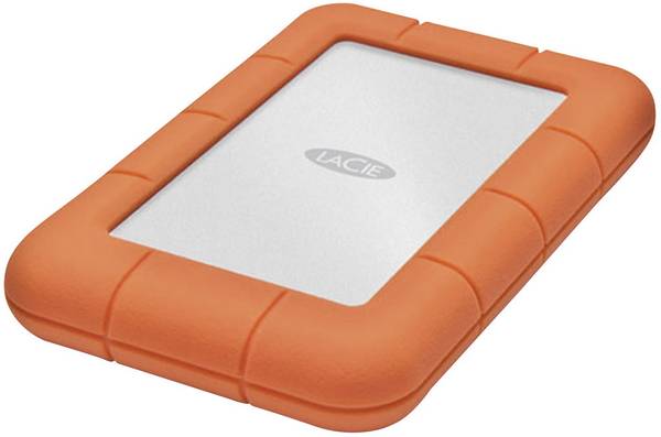 LaCie Rugged Mini 2 TB  Externe harde schijf (2,5 inch) USB-A 3.2 Gen 1 Zilver, Oranje 9000298