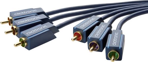 Clicktronic YUV Component Cable 3 m