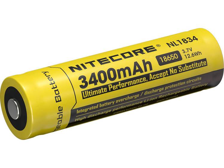 NiteCore 18650 Li-ion-accu 3400 mAh NL189 voor Universeel