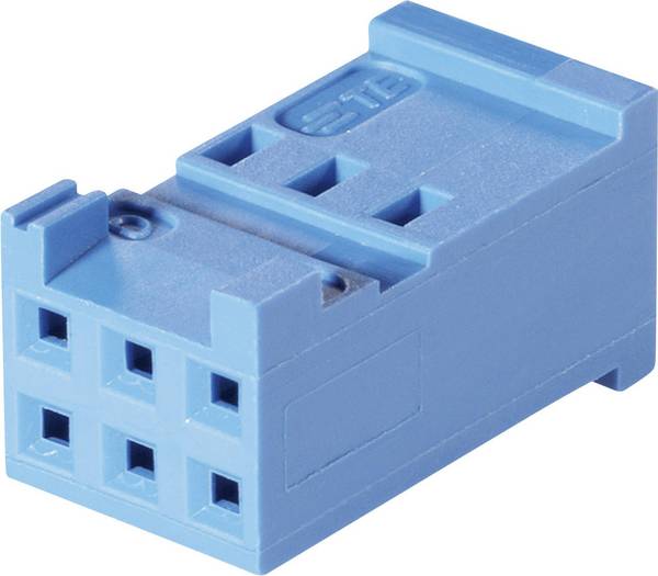 TE Connectivity 281839-3 Female behuizing (kabel) AMPMODU HE13/14 Totaal aantal polen: 6 Rastermaat: 2.54 mm Inhoud: 1 stuk(s)