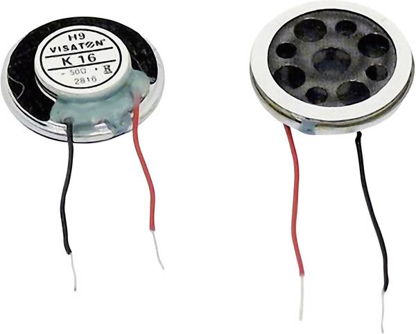 Visaton K 16 - 8 Ohm 0.63 inch 1.6 cm Mini-luidspreker 0.5 W 8 Ω