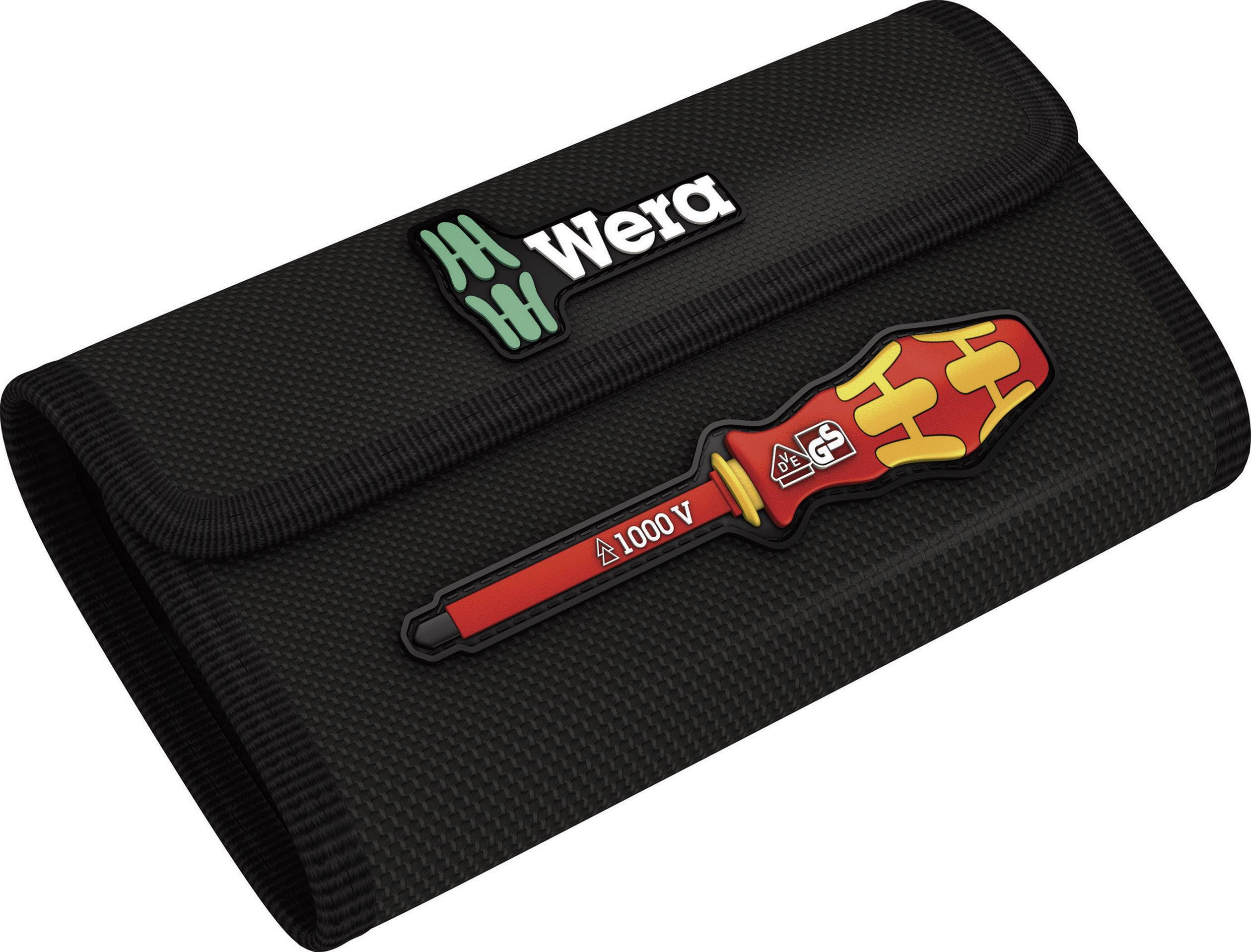 Wera Kraftform Kompakt 60i+iS/62i/65i/67i/17 Wisselklingset 17-delig Plat, Kruiskop Phillips, Kruiskop Pozidriv, Binnen--2