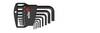 Wiha Inbus Haakse schroevendraaierset 1.5 mm, 2 mm, 2.5 mm, 3 mm, 4 mm, 5 mm, 6 mm, 8 mm, 10 mm 9-delig