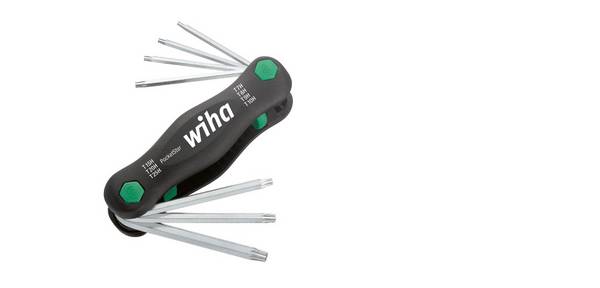 Wiha  Binnen-Torx Haakse schroevendraaierset   T 7, T 8, T 9, T 10, T 15, T 20, T 25 7-delig