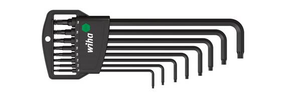 Wiha  Binnen-Torx Haakse schroevendraaierset   T 9, T 10, T 15, T 20, T 25, T 27, T 30, T 40 8-delig