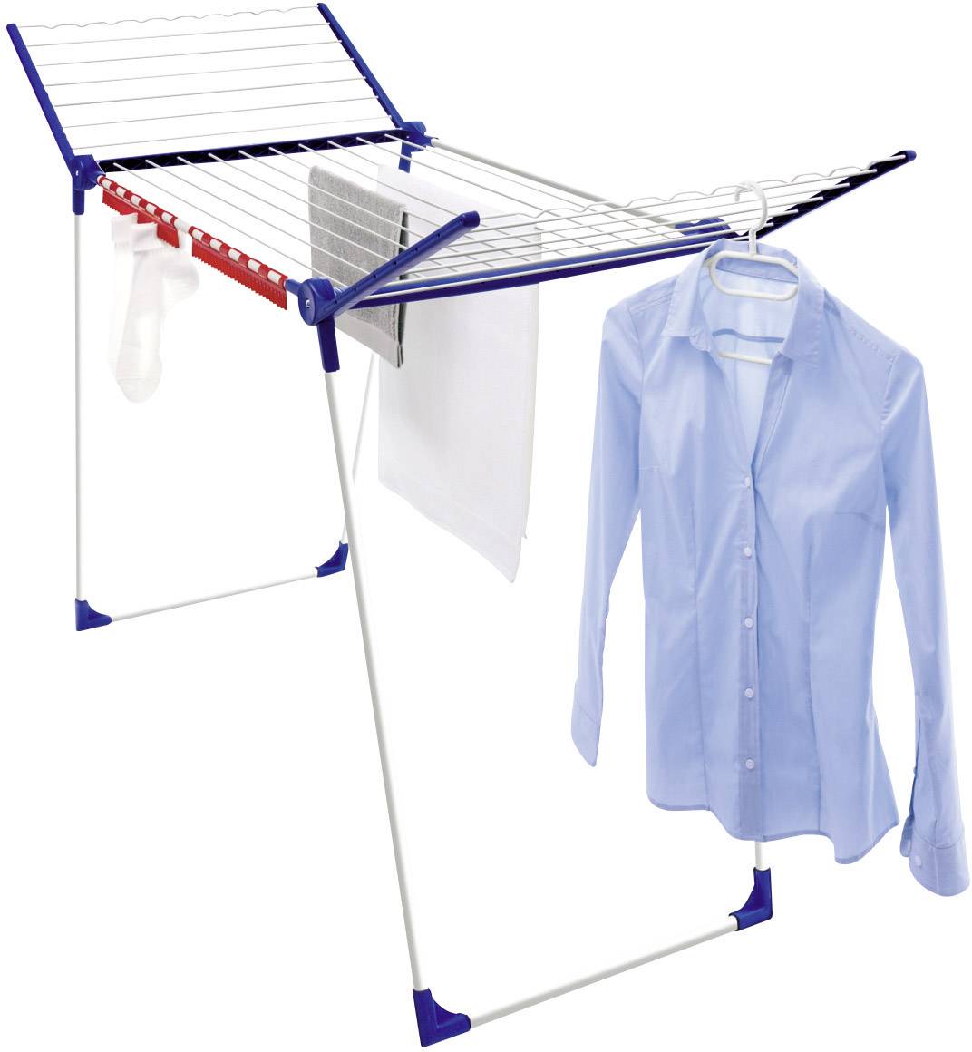 Leifheit 81520 wasdroogrek Pegasus 200 effen blauw, wit-2