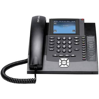 Auerswald COMfortel 1400 ISDN-systeemtelefoon Handsfree Kleuren touchscreen Zwart 