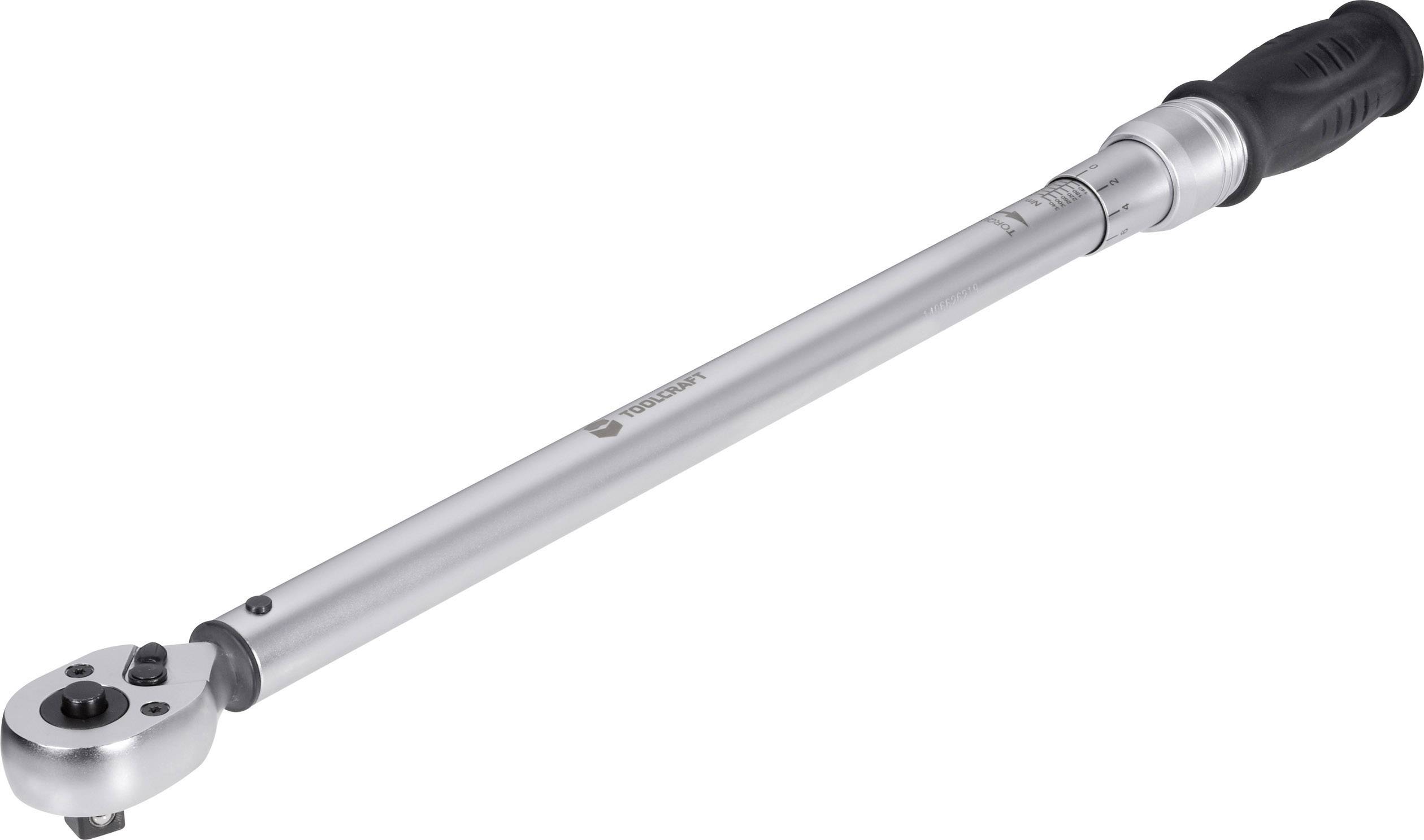 TOOLCRAFT 1179078 Momentsleutel Kalibratie ISO Met omschakelbare ratel 1/2" (12.5 mm) 60 340