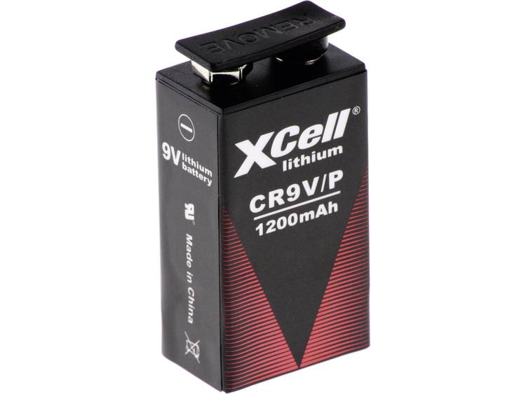 XCell CR9V-P 9 V batterij (blok) Lithium 1200 mAh 9 V 1 stuks
