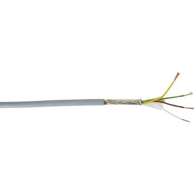 Een blootgelegd kabel toont verschillende gekleurde draden: geel, groen, bruin, oranje. Essentieel voor elektrische verbindingen.