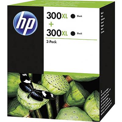 HP Inktcartridge 300XL Origineel 2-pack Zwart D8J43AE Inkt