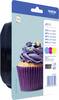 Brother Inktcartridge LC-123 Origineel Combipack Cyaan, Magenta, Geel LC123RBWBPDR