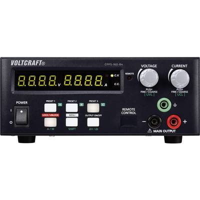 VOLTCRAFT CPPS-160-84 Labvoeding, regelbaar 0.02 - 84 V/DC 0.01 - 5 A 160 W USB Op afstand bedienbaar, Programmeerbaar,