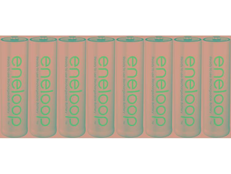 Panasonic eneloop HR06 AA oplaadbare batterij (penlite) NiMH 1.2 V 1900 mAh 8 stuks