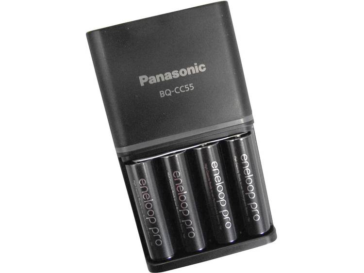 Panasonic Eneloop oplader (2uur) + 4x (AA-HR06) 2500mAh