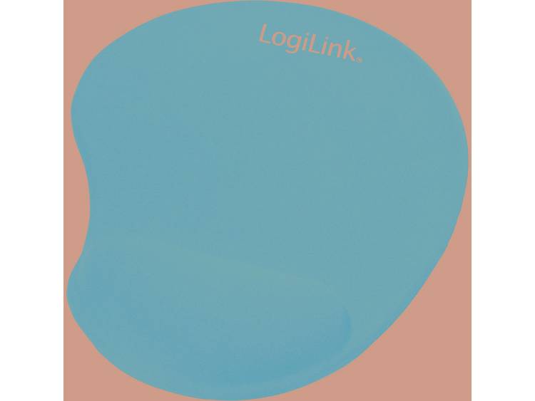 Muismat met polssteun LogiLink ID0027P Ergonomisch Roze