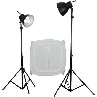 Walimex Studioset Daylight 600/600 mit L Fotolamp  