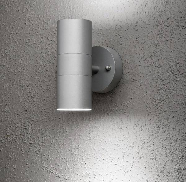 Konstsmide Modena Up & Down Big 7571-300 Buitenlamp (wand)  Halogeen GU10 75 W Grijs