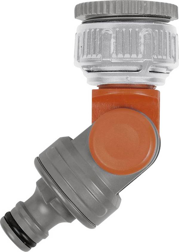 GARDENA 00998-50  Kunststof Kraanaansluiting Steekkoppeling, 30,3 mm (1") binnendraad, 24,2 mm (3/4") binnendraad
