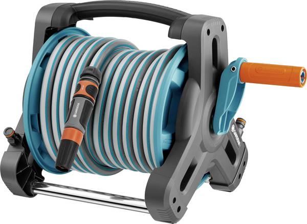 GARDENA Classic 10 Set 08010-20 Tuinslanghaspel 13 mm 10 m 1/2 inch 1 stuk(s) Zwart, Turquoise, Oranje
