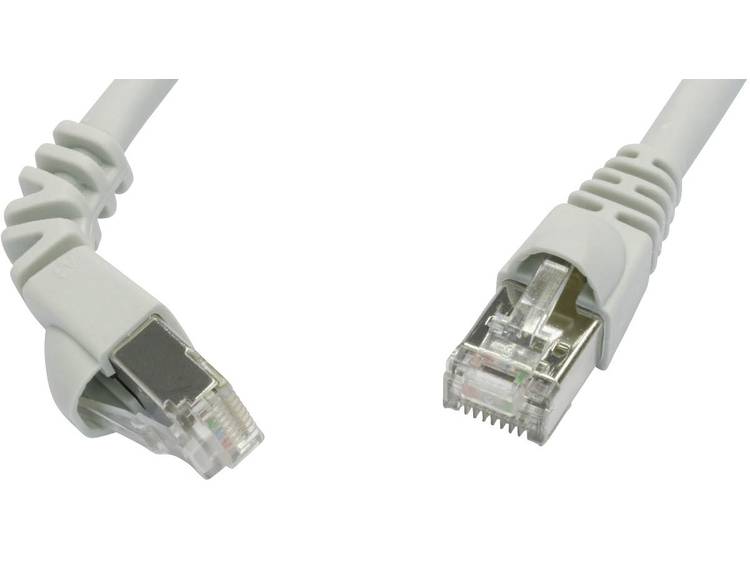 Telegärtner Netwerk Aansluitkabel CAT 6A S-FTP 5 m Grijs