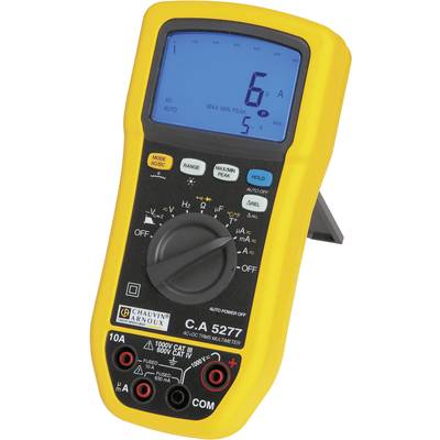 Chauvin Arnoux C.A 5277 Multimeter  Digitaal Spatdicht (IP54) CAT III 1000 V, CAT IV 600 V Weergave (counts): 6000