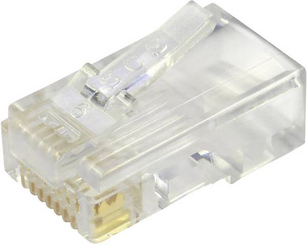 BEL Stewart Connectors 940-SP-3088 Modulaire stekker niet-afgeschermd voor platte kabels Stekker, recht Aantal polen: 8P8C Glas (helder) 1 stuk(s)