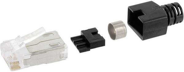 BEL Stewart Connectors SS-39200-006 Modulaire stekker afgeschermd CAT 6 Stekker, recht Aantal polen: 8P8C Glas (helder) 1 stuk(s)