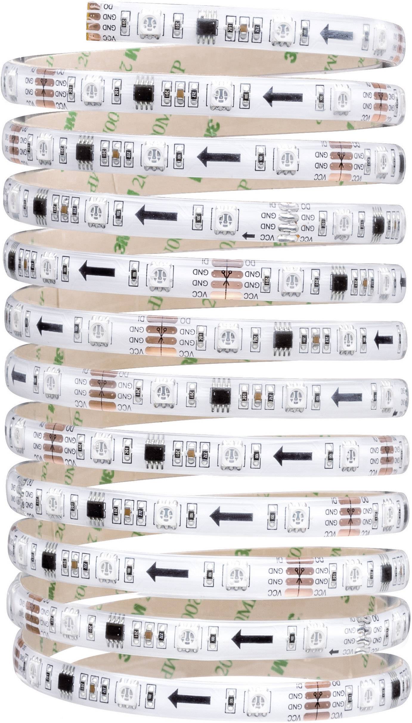 Paulmann Function Digital LED Stripe Set 3m RGB 70481 LED-strip complete set Met connector (male) 12 V 3 m RGB 1 stuk(s)-2