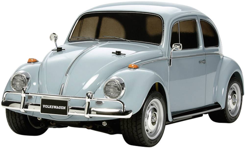 Tamiya 1:10 RC auto Elektro Straatmodel Volkswagen Beetle Brushed Achterwielaandrijving Bouwpakket M-06 Deels voorgemont