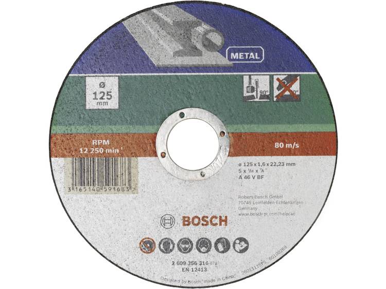 Doorslijpschijf recht, metaal Bosch 2609256314 Diameter 115 mm 1 stuks