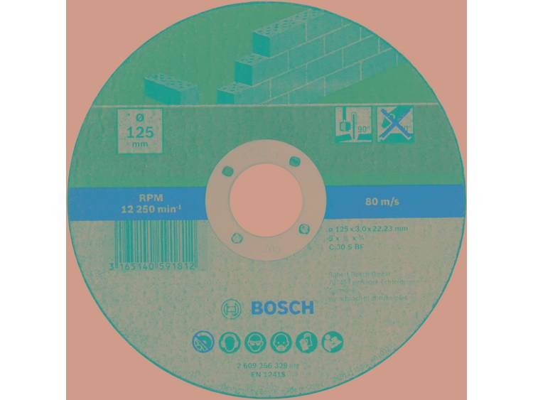 Doorslijpschijf recht, steen Bosch 2609256329 Diameter 125 mm 1 stuks