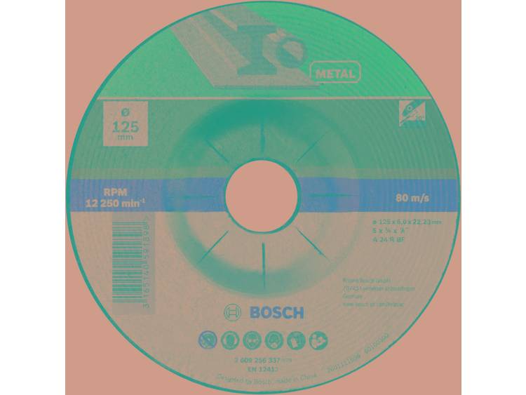 Bosch 2609256337 Afbraamschijf gebogen, metaal Ø 125 mm 1 stuks