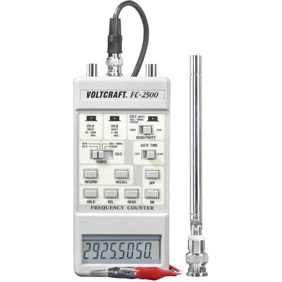VOLTCRAFT FC-2500 Frequentieteller  10 Hz - 2.5 GHz